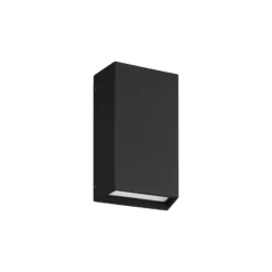 Eglo Vägglampa Spongano Aluminium Svart Up & Down 5W 600lm - 830-840-850-865 CCT | IP65