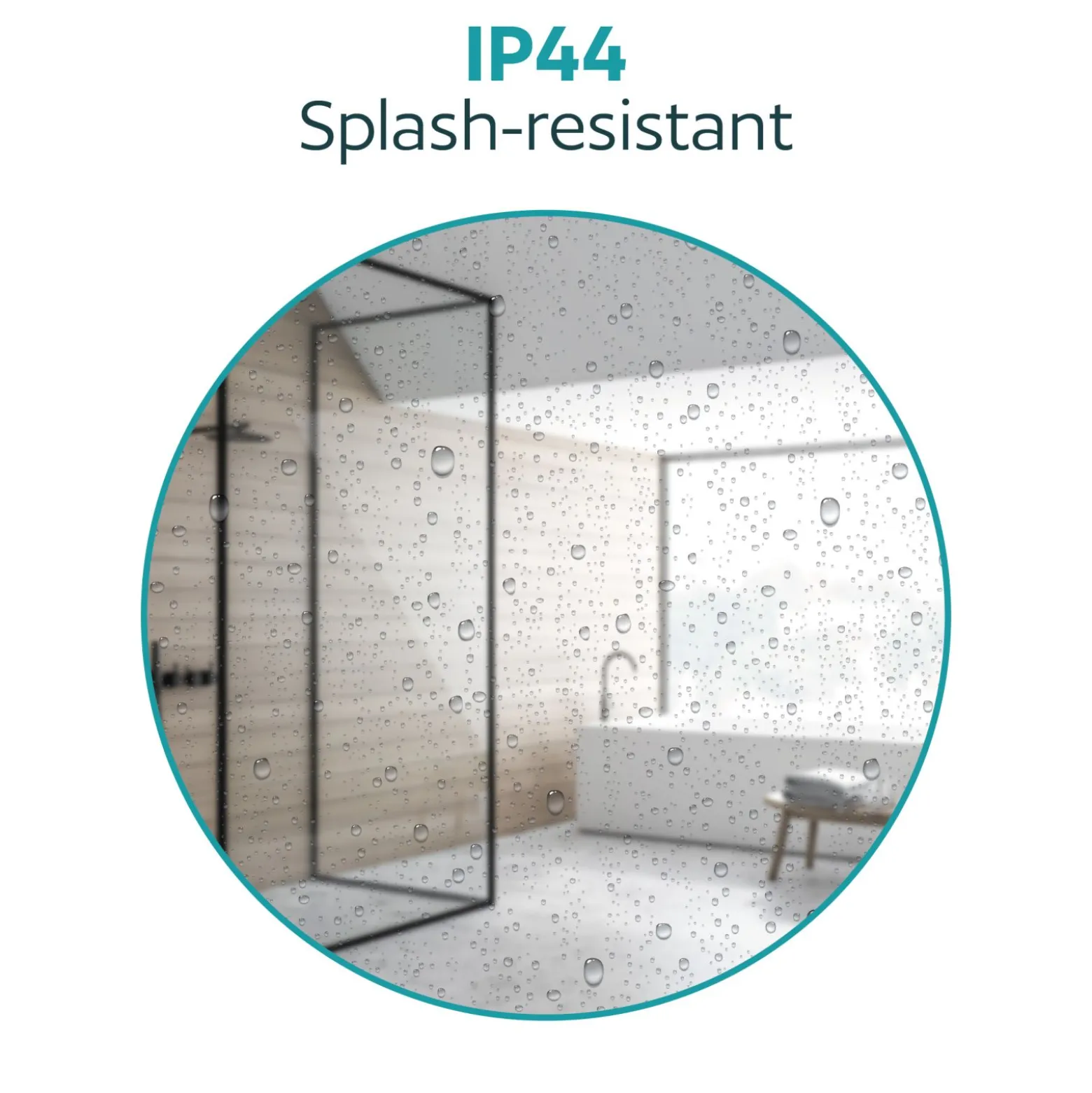 Eglo Vägglampa Tragacete 1 Plast Stål Silver 155W 1900lm - 840 Kallvit | IP44