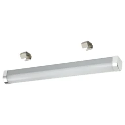 Eglo Vägglampa Tragacete 1 Plast Stål Silver 75W 900lm - 840 Kallvit | IP44