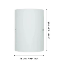 Eglo Vägglampa Troy 3 Stål | Passande För 1x E14