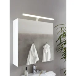 Eglo Vägglampa Vinchio Stål Krom 136W 1600lm - 830 Varm Vit | IP44