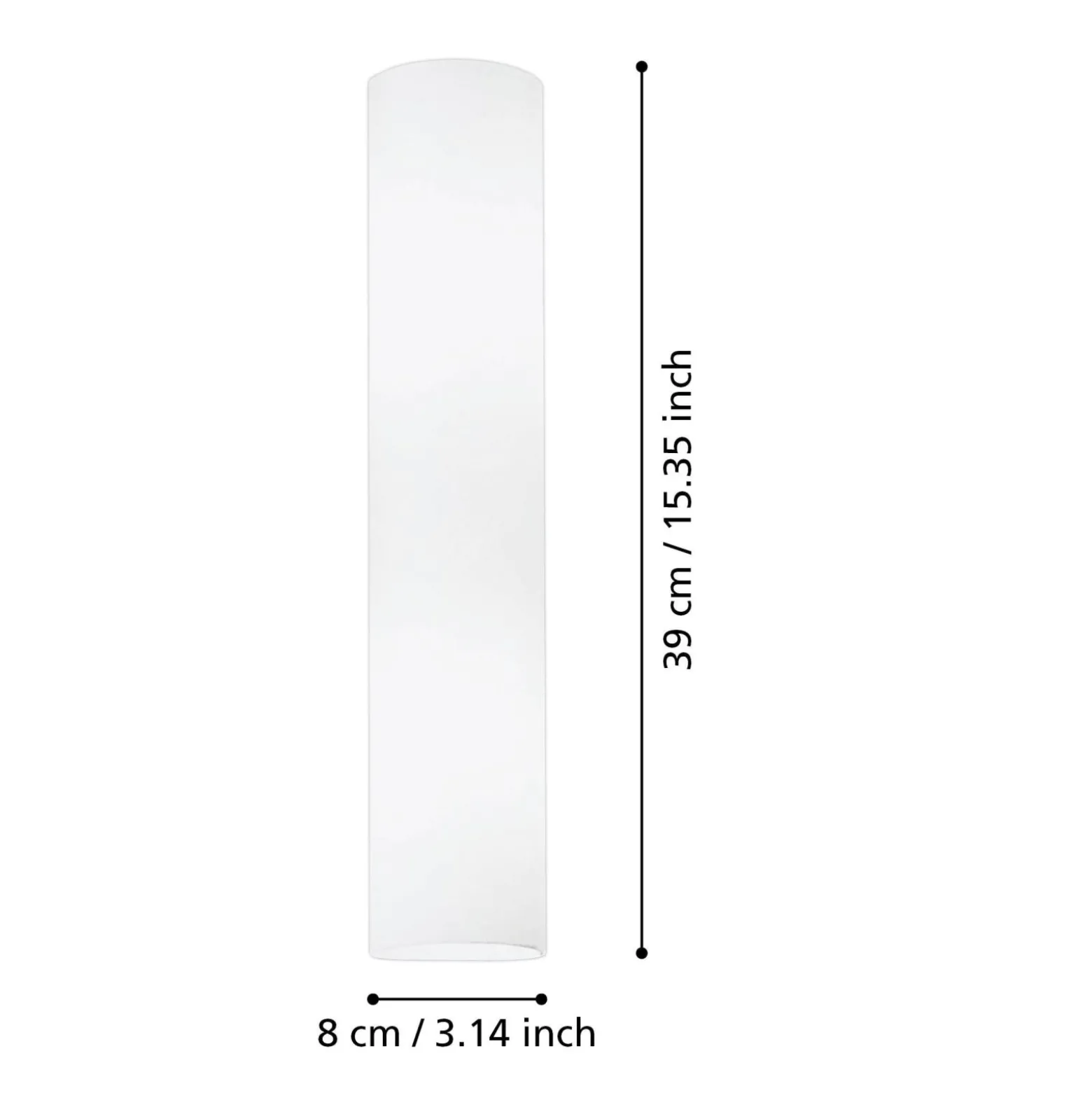 Eglo Vägglampa Zola Stål Svart Vit | Passande För 2x E14