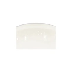 Eglo Vägg och Taklampa Frania-S Stål Vit 15W 1800lm - 830 Varm Vit | IP44