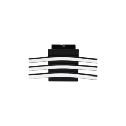 Eglo Vägg och Taklampa Roncade 1 Stål Aluminium Svart 21W 2800lm - 830 Varm Vit | IP20