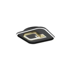 Eglo Vägg och Taklampa Tiriolo Stål Svart Guld 16.2W 2100lm - 840 Kallvit | IP20