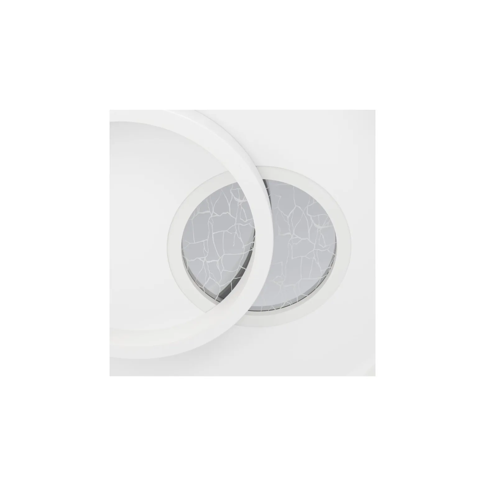 Eglo Vägg och Taklampa Tiriolo Stål Vit Silver 14W 1800lm - 840 Kallvit | IP20