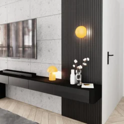Emibig Bordslampa Mush Stål Apelsin | Passande för 2x G9 - Max 8W