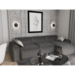Emibig Bordslampa Mush Stål Svart | Passande för 2x G9 - Max 8W