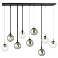Emibig Pendellampa Cosmo Stål Svart | Passande för 9x E14 - Max 10W