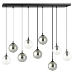 Emibig Pendellampa Cosmo Stål Svart | Passande för 9x E14 - Max 10W
