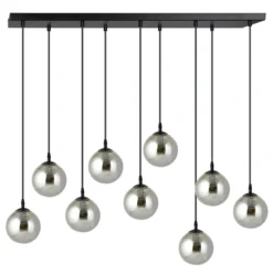 Emibig Pendellampa Cosmo Stål Svart | Passande för 9x E14 - Max 10W