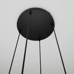 Emibig Pendellampa Cosmo Stål Svart | Passande för 4x E14 - Max 10W