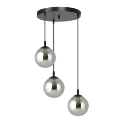 Emibig Pendellampa Cosmo Stål Svart | Passande för 3x E14 - Max 10W