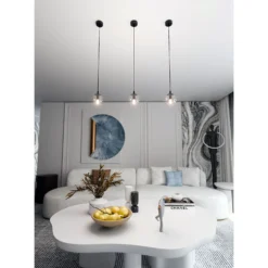 Emibig Pendellampa Cosmo Stål Svart | Passande för 1x E14 - Max 10W