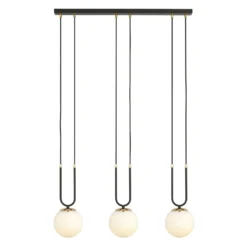Emibig Pendellampa Glam Stål Svart | Passande för 3x E14 - Max 10W