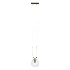 Emibig Pendellampa Glam Stål Svart | Passande för 1x E14 - Max 10W