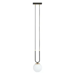 Emibig Pendellampa Glam Stål Svart | Passande för 1x E14 - Max 10W
