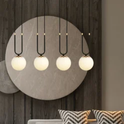 Emibig Pendellampa Glam Stål Svart | Passande för 4x E14 - Max 10W