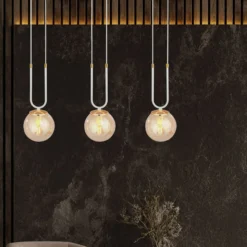 Emibig Pendellampa Glam Stål Vit | Passande för 3x E14 - Max 10W