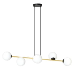 Emibig Pendellampa Gravity Stål Svart | Passande för 6x E14 - Max 10W