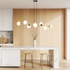 Emibig Pendellampa Gravity Stål Svart | Passande för 8x E14 - Max 10W