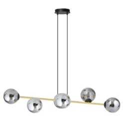 Emibig Pendellampa Gravity Stål Svart | Passande för 6x E14 - Max 10W