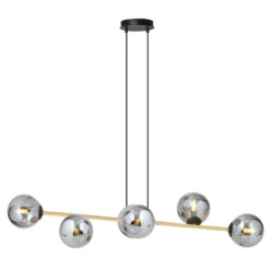 Emibig Pendellampa Gravity Stål Svart | Passande för 6x E14 - Max 10W