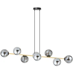 Emibig Pendellampa Gravity Stål Svart | Passande för 8x E14 - Max 10W