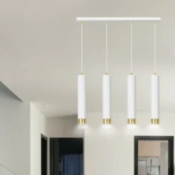 Emibig Pendellampa Kibo Stål Vit | Passande för 4x GU10 - Max 10W