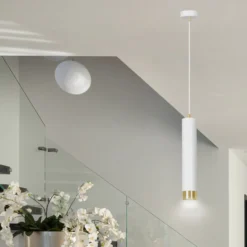 Emibig Pendellampa Kibo Stål Vit | Passande för 1x GU10 - Max 10W