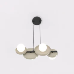 Emibig Pendellampa Model Stål Brun | Passande för 4x G9 - Max 8W
