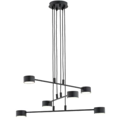 Emibig Pendellampa Modus Stål Svart | Passande för 6x GX53 - Max 12W