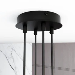 Emibig Pendellampa Modus Stål Svart | Passande för 4x GX53 - Max 12W