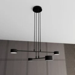 Emibig Pendellampa Modus Stål Svart | Passande för 4x GX53 - Max 12W