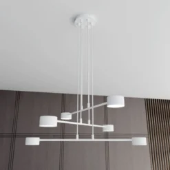 Emibig Pendellampa Modus Stål Vit | Passande för 6x GX53 - Max 12W