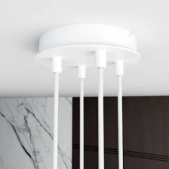 Emibig Pendellampa Modus Stål Vit | Passande för 5x GX53 - Max 12W