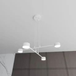 Emibig Pendellampa Modus Stål Vit | Passande för 5x GX53 - Max 12W