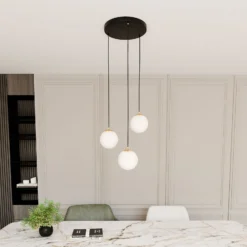 Emibig Pendellampa Royal Stål Svart | Passande för 3x E14 - Max 10W