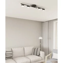 Emibig Taklampa Fragment Stål Svart | Passande för 4x GX53 - Max 12W