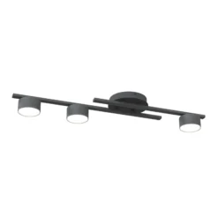 Emibig Taklampa Fragment Stål Svart | Passande för 3x GX53 - Max 12W