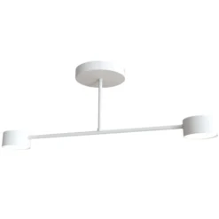 Emibig Taklampa Halo Stål Vit | Passande för 2x GX53 - Max 8W
