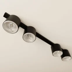 Emibig Taklampa Nano Stål Svart | Passande för 4x GU10 (AR111) - Max 12W