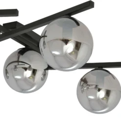 Emibig Taklampa Smart Stål Svart | Passande för 5x E14 - Max 10W