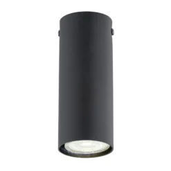 Emibig Taklampa Tecno Stål Svart | Passande för 1x GU10 - Max 8W