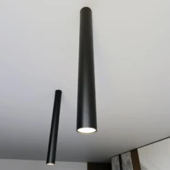 Emibig Taklampa Tecno Stål Svart | Passande för 1x GU10 - Max 8W
