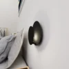 Emibig Vägglampa Cirkel Stål Svart | Passande för 1x G9 - Max 8W