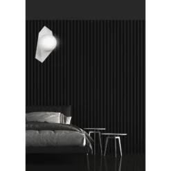 Emibig Vägglampa Drifton Stål Vit | Passande för 1x E14 - Max 10W
