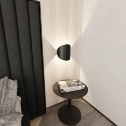 Emibig Vägglampa Form Stål Svart | Passande för 1x G9 - Max 8W