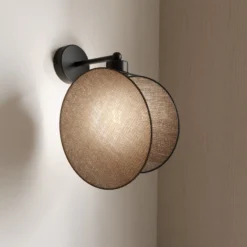 Emibig Vägglampa Motif Stål Svart | Passande för 1x E27 - Max 15W