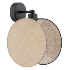 Emibig Vägglampa Motif Stål Svart | Passande för 1x E27 - Max 15W